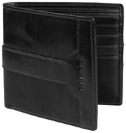 Dents Itchen Bifold Wallet - Black