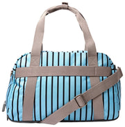 Petit sac de sport en toile recyclée Roka Gatwick - Rayure bleue