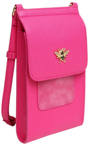 Alice Wheeler London Mini sac à bandoulière Bloomsbury - Rose vif