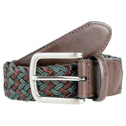 dents-woven-leather-and-cotton-belt---green-34491119