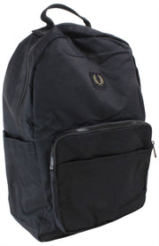 Fred Perry Sac à dos en nylon froissé - Noir