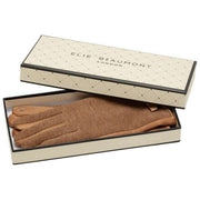 Gants à Chevrons Elie Beaumont - Marron Camel