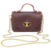 Sac Elie Beaumont Mini Bambou - Bordeaux