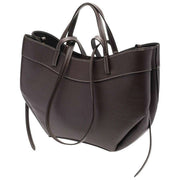 Elie Beaumont Origami Tote Bag - Marron Chocolat Foncé