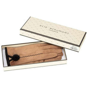 Elie Beaumont Pom Pom Gloves - Tan