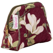 Trousse à maquillage en velours Serendipity Elie Beaumont - Magnolia Bordeaux