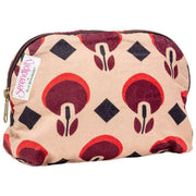Trousse à cosmétiques en velours Serendipity Elie Beaumont - Café Geo Tulip Brown