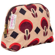 Trousse à cosmétiques en velours Serendipity Elie Beaumont - Café Geo Tulip Brown