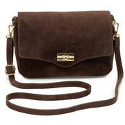 Elie Beaumont Sac Midi Twist En Daim - Marron Chocolat