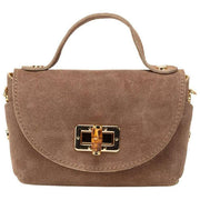 Mini sac Bambou en daim Elie Beaumont - Beige vison