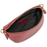 Sac à bandoulière tissé Elie Beaumont - Rouge sang de bœuf