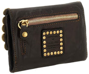 Porte-monnaie à clous Campomaggi Felloniche - Marron