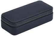 Boîte à bijoux de voyage moyenne zippée Stackers - Bleu marine