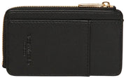 Porte-cartes pour pièces de monnaie Alice Wheeler London Bath - Noir/Léopard