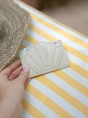 Porte-cartes Stackers Shell - Crème d'avoine