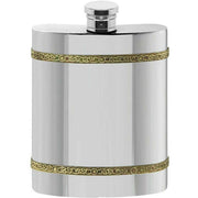 english-pewter-company-6oz-celtic-brass-band-flask---silvergold-34473100