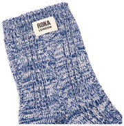 Chaussettes Roka Wallace Crew - Bleu Côtier