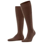 Falke Airport Knee High Socks - Cinnamon Brown