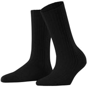 Falke Cosy Wool Boot Socks - Black