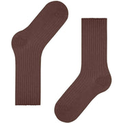 Falke Cosy Wool Boot Socks - Cinnamon Brown