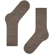 Falke Cosy Wool Boot Socks - Porto Mel Brown
