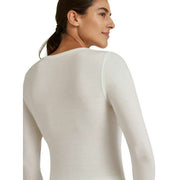 Falke Daily ClimaWool Long Sleeve T-Shirt - Off-White