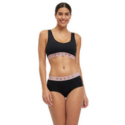 Falke Daily Comfort 2-Pack Bra - Black/Light Pink