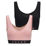 Falke Daily Comfort 2-Pack Bra - Black/Pink