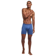 Falke Daily Comfort Lot de 2 boxers à jambe longue - Bleu/Orange