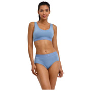 Falke Daily Comfort Print 2-Pack Bustier Bralette - Beige/Bleu