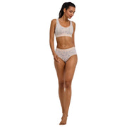Falke Daily Comfort Print 2-Pack Bustier Bralette - Beige/Bleu