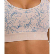Falke Daily Comfort Print 2-Pack Bustier Bralette - Beige/Bleu