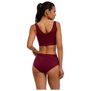 Falke Daily Comfort Print Lot de 2 brassières bustier - Rouge