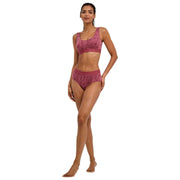 Falke Daily Comfort Print Lot de 2 brassières bustier - Rouge