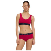 Falke Daily Comfort Print 2-Pack Bustier Bralette - Rouge/Noir