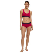 Falke Daily Comfort Print 2-Pack Bustier Bralette - Rouge/Noir