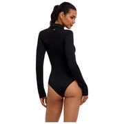 Falke Daily Polo Brief Bodysuit - Black