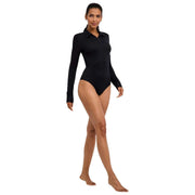 Falke Daily Polo Brief Bodysuit - Black