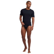 Falke Daily Seamless T-Shirt à Col Rond - Noir