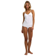 Falke Daily Seamless Spaghetti Top - Blanc