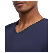 T-Shirt Falke Daily Seamless à Col en V - Midnight Navy