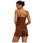 Falke Delicate Touch Chemise Top - Deer Brown