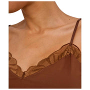 Falke Delicate Touch Chemise Top - Deer Brown