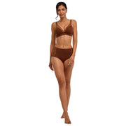 Falke Slip taille moyenne Delicate Touch - Deer Brown