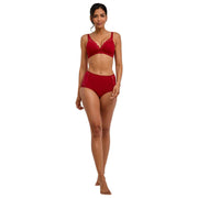 Falke Slip Taille Moyenne Delicate Touch - Vintimille Rouge