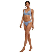 Falke Delicate Touch Thong - Blue Steel