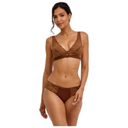 Falke Delicate Touch Triangle Bralette - Cerf Brun