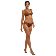 Falke Delicate Touch Triangle Bralette - Cerf Brun