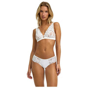 Falke Delicate Touch Triangle Bralette - Ivory