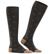 Falke Dot Knee High Socks - Brown